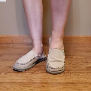 Sanuk Tan Donna sandal slides